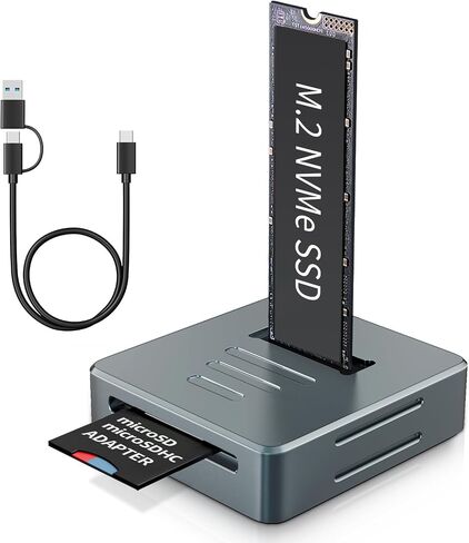 Aluminum M.2 NVMe Enclosure Docking Station, 10Gbps in Kuwait
