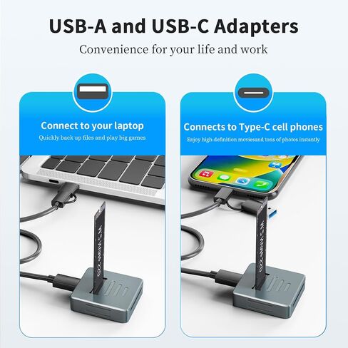 Aluminum M.2 NVMe Enclosure Docking Station, 10Gbps in Kuwait