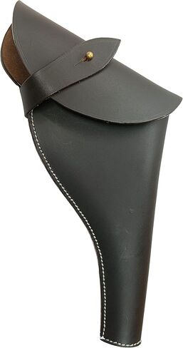 CALYX British Webley WW I & WW II .455 Webley mk vi Holster Revolver Leather Holster Brown & Dark Brown Color Right Hand Orientation. in Kuwait