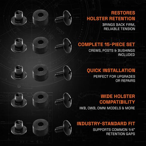 GRITR 15-Piece Holster Retention Hardware Kit in Saudi Arabia