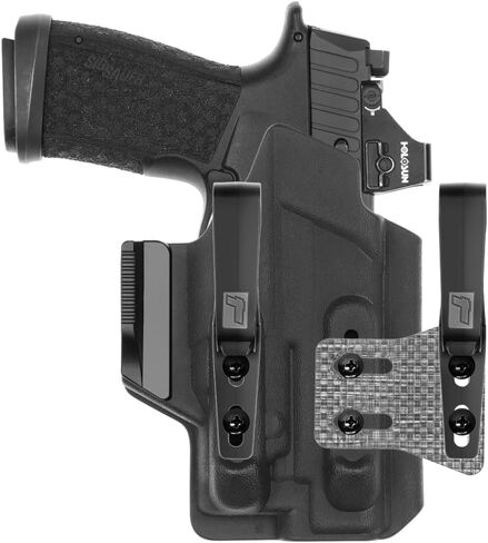 Tulster IWB ARC Kydex Holster in Right Hand fits: Sig Sauer P365 Fuse/XMACRO w/TLR-7 Sub Light | Optic Compatible Light Bearing Inside the Waistband Appendix Concealed Carry in Saudi Arabia