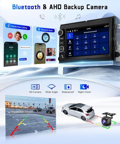 MAHVEC 4G+128G 7inch IPS Touch Screen Car Radio for Ford F150 2004–2008 in Saudi Arabia