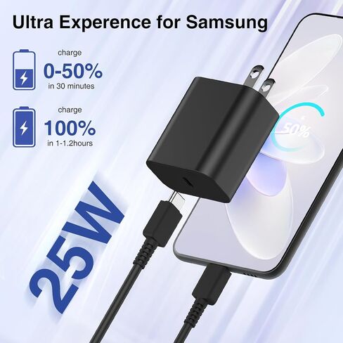 Super Fast Charger USB C for Samaung Galaxy S25+/S24+Ultra,6FT+10FT+10FT Samsung Type C Charger Fast Charging Cable,Long USB C Cord Android Phone Charger for Samsung Galaxy S25/S24/S23/S22/S21/S20 in Kuwait