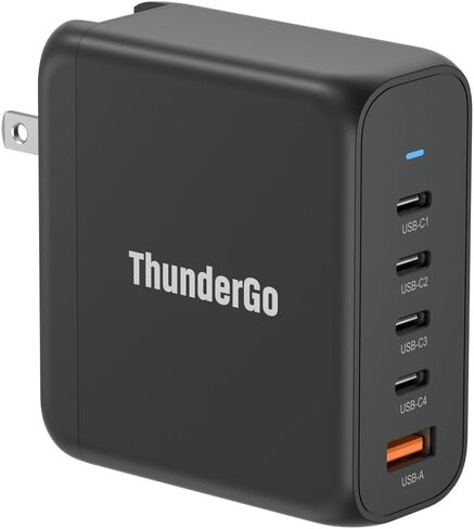 240W GaN Charger, 4-Port USB C Fast Charging Station with 140W Max PD 3.1 Port, Compact Travel Wall Adapter for MacBook Pro/Air M3/M2/M1, Laptops, iPhone 15/14, Galaxy S24/S23, iPad, Steam Deck in Kuwait