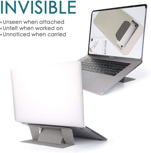 Adjustable Foldable Laptop Stand, Portable and Protective in Kuwait