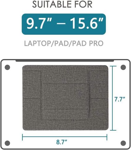 Adjustable Foldable Laptop Stand, Portable and Protective in Kuwait