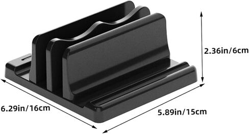 ERINGOGO Vertical Laptop Stand Holder for Desk Book Stand Bookshelf for Office Document Organizer in Kuwait