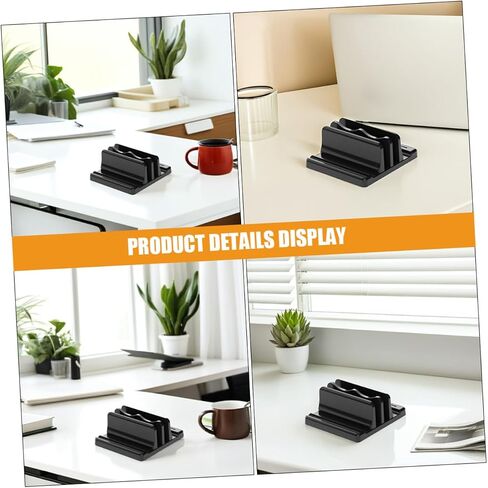ERINGOGO Vertical Laptop Stand Holder for Desk Book Stand Bookshelf for Office Document Organizer in Kuwait