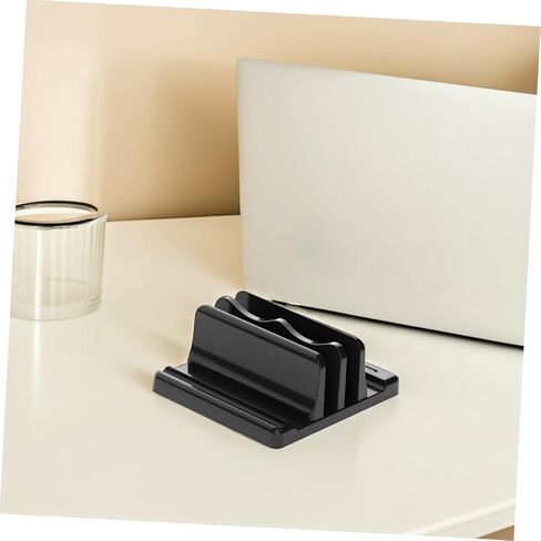 ERINGOGO Vertical Laptop Stand Holder for Desk Book Stand Bookshelf for Office Document Organizer in Kuwait