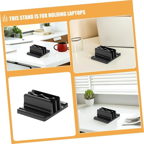 ERINGOGO Vertical Laptop Stand Holder for Desk Book Stand Bookshelf for Office Document Organizer in Kuwait
