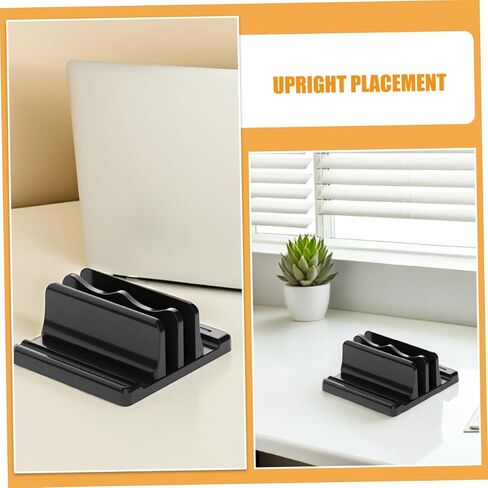 ERINGOGO Vertical Laptop Stand Holder for Desk Book Stand Bookshelf for Office Document Organizer in Kuwait