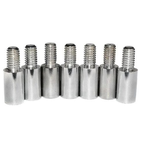 24pcs Arcade Joystick Shaft Extender 15mm Chrome Silver Replacement Parts in Kuwait