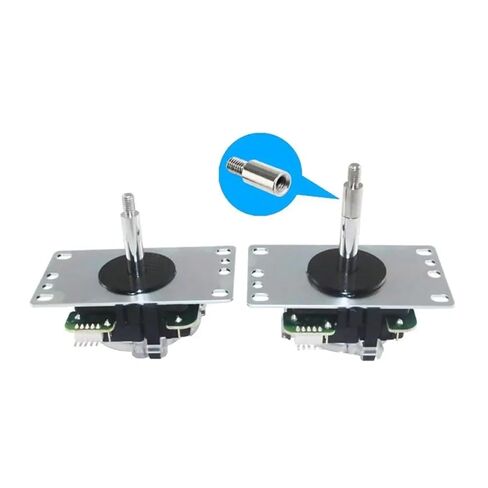24pcs Arcade Joystick Shaft Extender 15mm Chrome Silver Replacement Parts in Kuwait