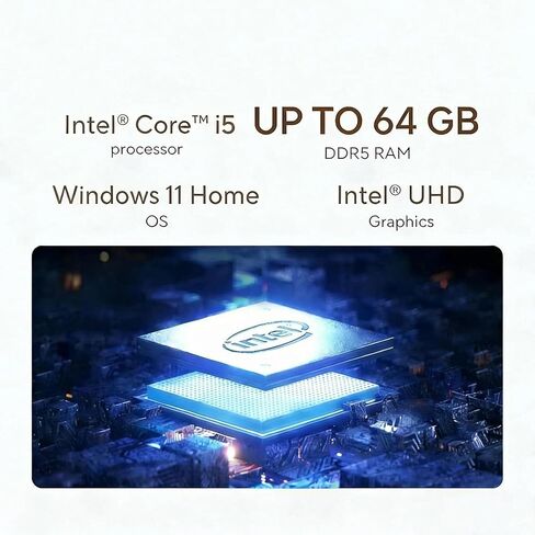 Lenovo IdeaCentre Liter Tower Desktop Computer • Intel Core i5-12500 Processor • 16GB DDR5 • 512GB SSD • Office 365 for The Web • HDMI + VGA, Wi-Fi 6 • Wired Keyboard & Mouse • Windows 11 in Kuwait