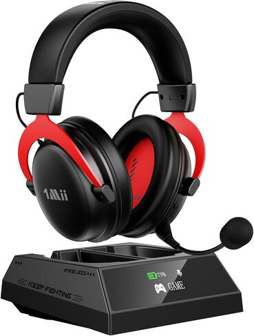 سماعة الألعاب اللاسلكية 1Mii Aurisonic GX + محطة قاعدة للكمبيوتر الشخصي وPS5 وPS4 in Kuwait