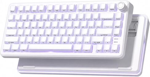L75 Wireless Gaming Keyboard, Creamy Mechanical Keyboard with Knob in Kuwait