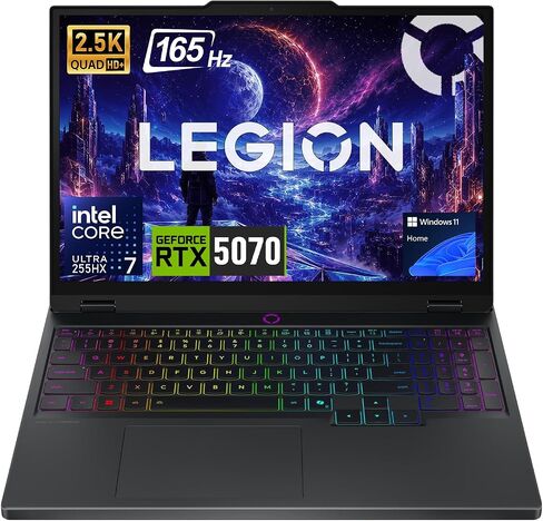 Lenovo Legion 5i 15.1" Intel Core Ultra 7 255HX & RTX 5070 Gaming Laptop in Saudi Arabia