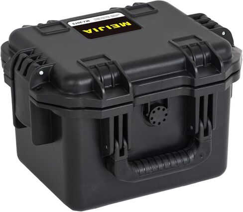 MEIJIA Premium Waterproof Hard Compact Camera Case,Hard Protective Case with customizable fit foam,Full Protection with Light&Convenient Design,Elegant Black (11.8"x9.82"x7.75") in Saudi Arabia