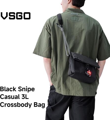 VSGO 3L Crossbody Camera Bag with Padded Dividers in Kuwait