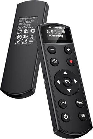 لجهاز التحكم عن بعد لكاميرا Canon، إصدار مصراع لاسلكي قابل لإعادة الشحن مع شاشة OLED لـ R50/G7X Mark III/R8/R5/R/RP/R50 V/R10/R5 Mark II/M50/M200/6D Mark II/M6 Mark II، استبدل BR-E1 in Kuwait