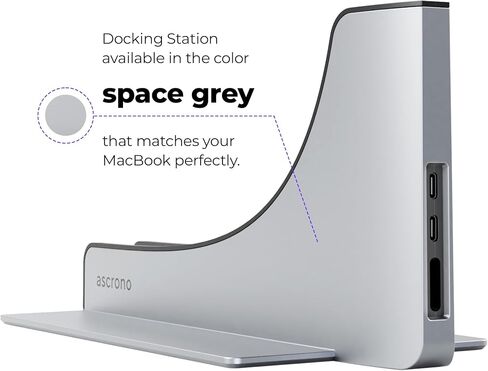 Dock for 15" Apple MacBook Air - Docking Station - Connect Dual Displays with Two Thunderbolt 4 USB-C Ports - Mac Docking Station Hub - Supports MacBook Air 15" (M2,M3,M4,M5 2023-2026) in Saudi Arabia