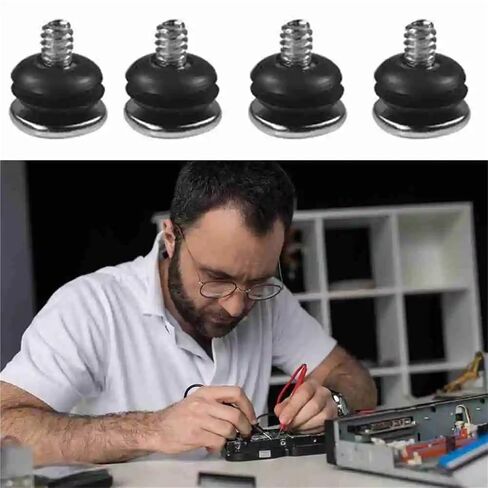 40pcs Hard Drive Shock Absorber Screws & Rubber Rings for Case Bracket Mounting Kit in Kuwait