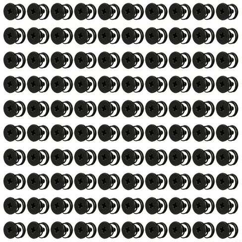 500pcs GPU Backplate Screws, M3 Carbon Steel Black 0.23in for PC Cooling in Kuwait