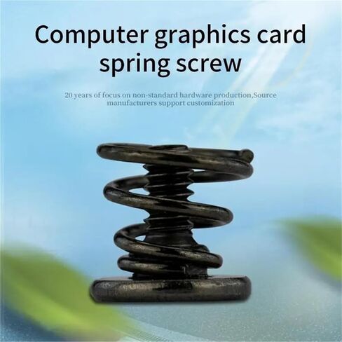 500pcs GPU Backplate Screws, M3 Carbon Steel Black 0.23in for PC Cooling in Kuwait