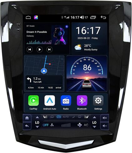 [8Core 4GB+64GB] Car Radio for Cadillac ATS XTS SRX CTS 2013-2018 in Saudi Arabia