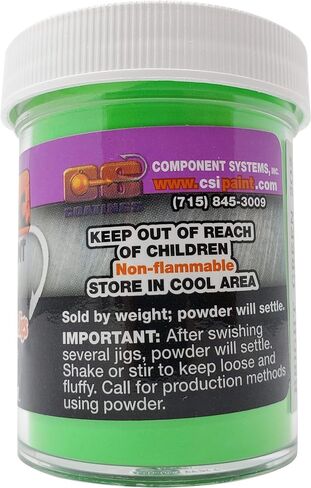 Pro-Tec Powder Paint 2 oz Jar ( Bright Green ) in Saudi Arabia