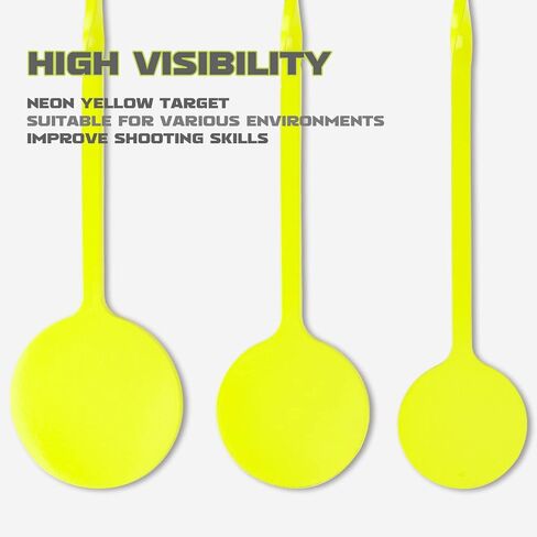 Highwild AR500 Steel 1/4" 6 Spinning Targets & Target Stand Kit - Suitable for .22 Rimfire Airgun Pellet Guns (Pipes are Not Included) in Kuwait