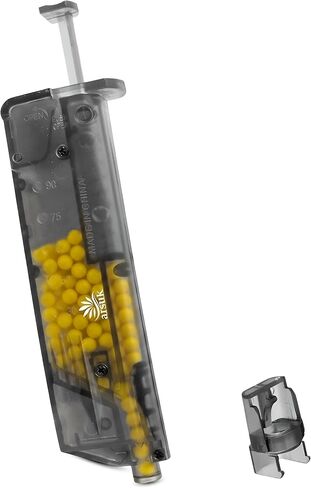 100-Rounds Airsoft Speed Loader for 6mm BBS Magazines with Adapter – Black in Saudi Arabia