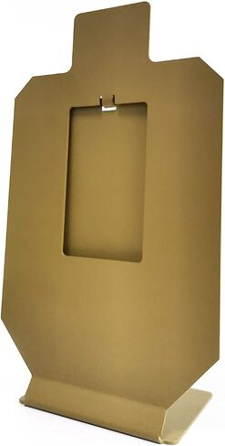 Atflbox Resetting The Metal Scale Down Silhouette Shooting Target Stand for Pistol Airsoft BB Guns(2 Pcs) in Kuwait