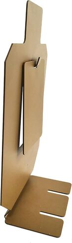 Atflbox Resetting The Metal Scale Down Silhouette Shooting Target Stand for Pistol Airsoft BB Guns(2 Pcs) in Kuwait