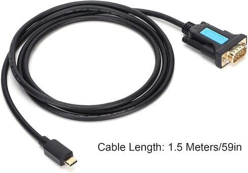 CHICIRIS USB to RS232 Adapter, Type C to DB9 Converter for Scanner Printer in Kuwait