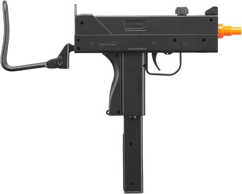 Airsoft Uzi ABS Spring Pistol with Foldable Stock for Airsoft, Costumes, and Filmmaking in Kuwait