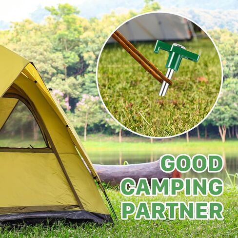 20 Pack Tent Stakes, Camping Stakes, 9.6 Inch, Green in Saudi Arabia