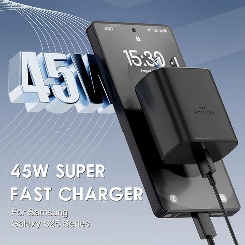 Samsung 45W Super Fast USB C Android Phone Charger Fast Charging Block in Saudi Arabia