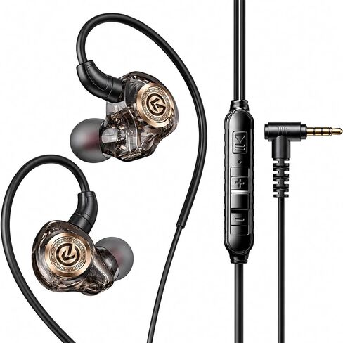Gaming Earbuds with Mic, Wired in-Ear Gaming Headphones, 10mm Driver, 3.5mm & USB-C Options, in-Line Control, Noise-Isolating Earphones for PS5, Xbox, Switch, PC, Phone(3.5mm) in Saudi Arabia