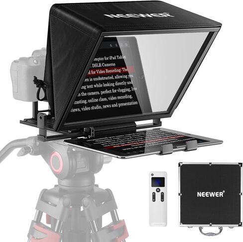 NEEWER X12 14 Inch Aluminum Alloy Teleprompter for iPad Tablet Phone Camera in Kuwait