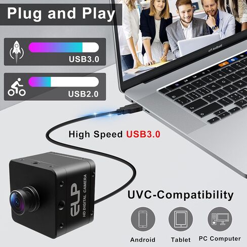 5MP Global Shutter USB Camera, High Speed 60fps Webcam for Laptop in Kuwait