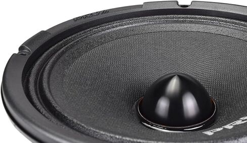 PRV AUDIO 6.5 Inch Midrange Neodymium Speaker 400 Watts RMS 4 Ohm Pair 6MR400-NDY-4 Bullet, High Performance Car Audio Loudspeaker High Output Sound, Black Bullet Neo Mid (2 Speakers) in Kuwait