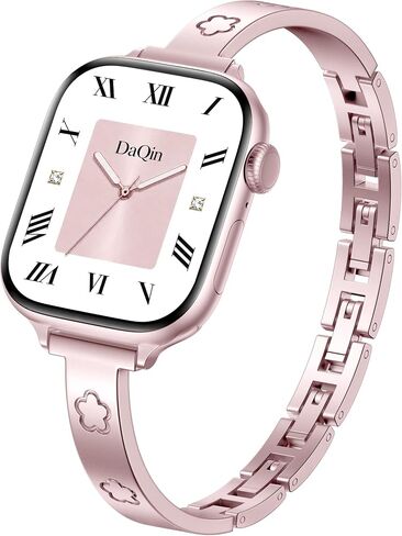 DaQin Slim Metal Bangle Bracelet Compatible with Apple Watch Band for Women in Kuwait