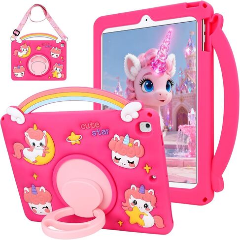 SAMONPOW for iPad 9th /8 th/ 7th Generation Case iPad 10.2 Inch Case Kids in Kuwait