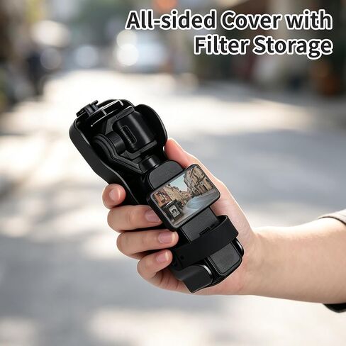 Protective Case For DJI Osmo Pocket 3,Lightweight Camera Protector Shell Cover（Black） in Saudi Arabia
