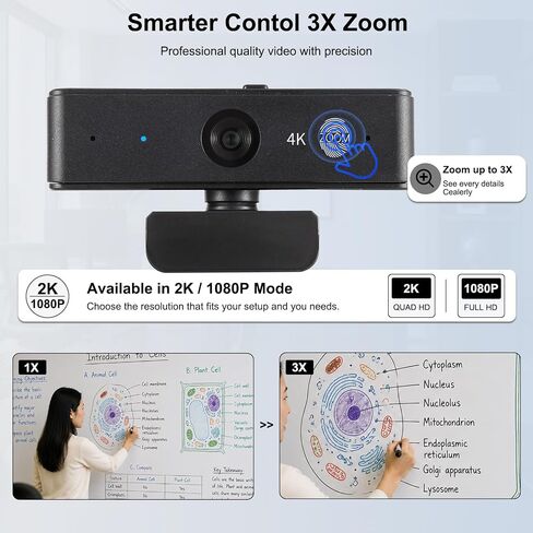 Ultra 4K HD USB Webcam with Microphone for PC Streaming in Saudi Arabia