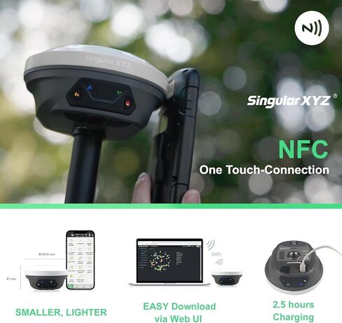 E1 GNSS IMU RTK GPS Surveying Equipment Rover Receiver Rtk Gnss Handheld Collector and Survey Software, 1408 Channels, 1cm Accuracy, 5km Distance in Saudi Arabia
