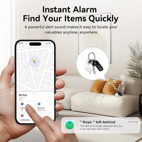 Air Tracker Tags-2 Pack [Apple MFi Certified] with Apple Find My/Find Hub in Saudi Arabia