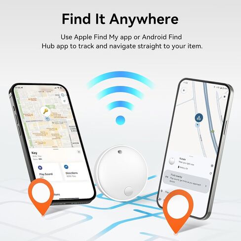 Air Tracker Tags-2 Pack [Apple MFi Certified] with Apple Find My/Find Hub in Saudi Arabia