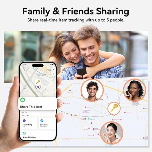 Air Tracker Tags-2 Pack [Apple MFi Certified] with Apple Find My/Find Hub in Saudi Arabia